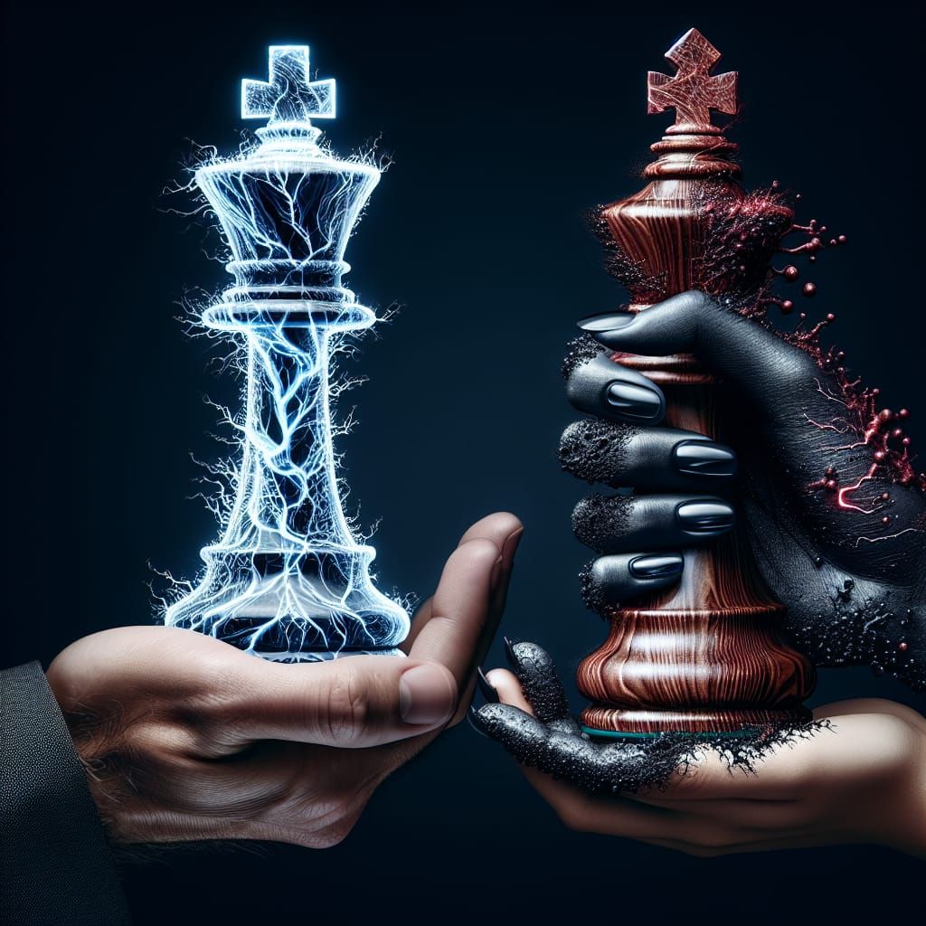 Chess Duel: King's Electricity, Queen's Crimson Reign