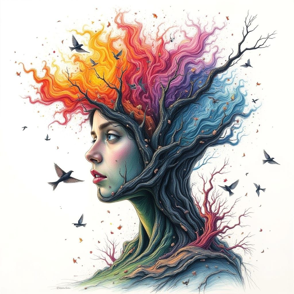 Striking Double Exposure Effect