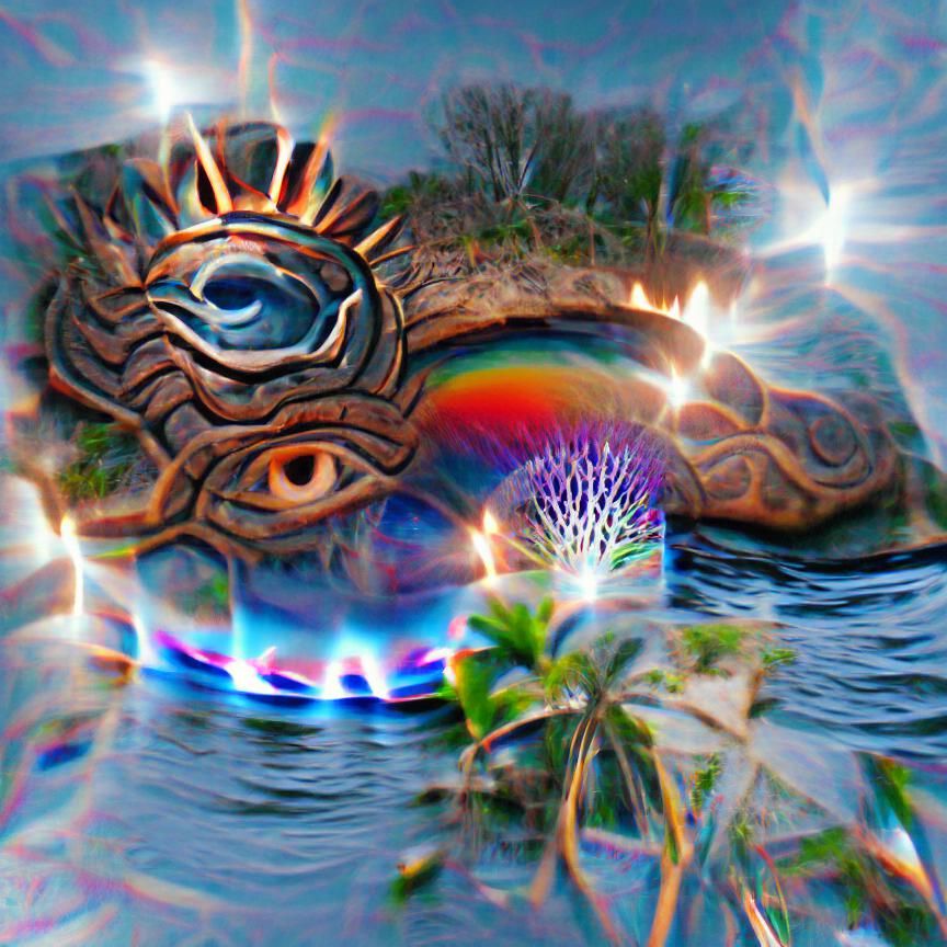 Radiant Psychedelic Eye of Kanaloa