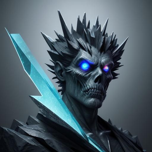 Rock Candy Zombie in Dark Fantasy Style