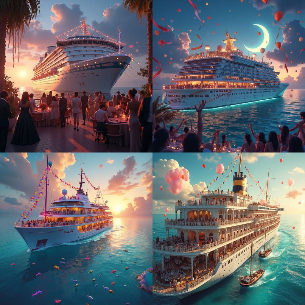 Fantastical Birthday Celebration on a Majestic Cruise Ship