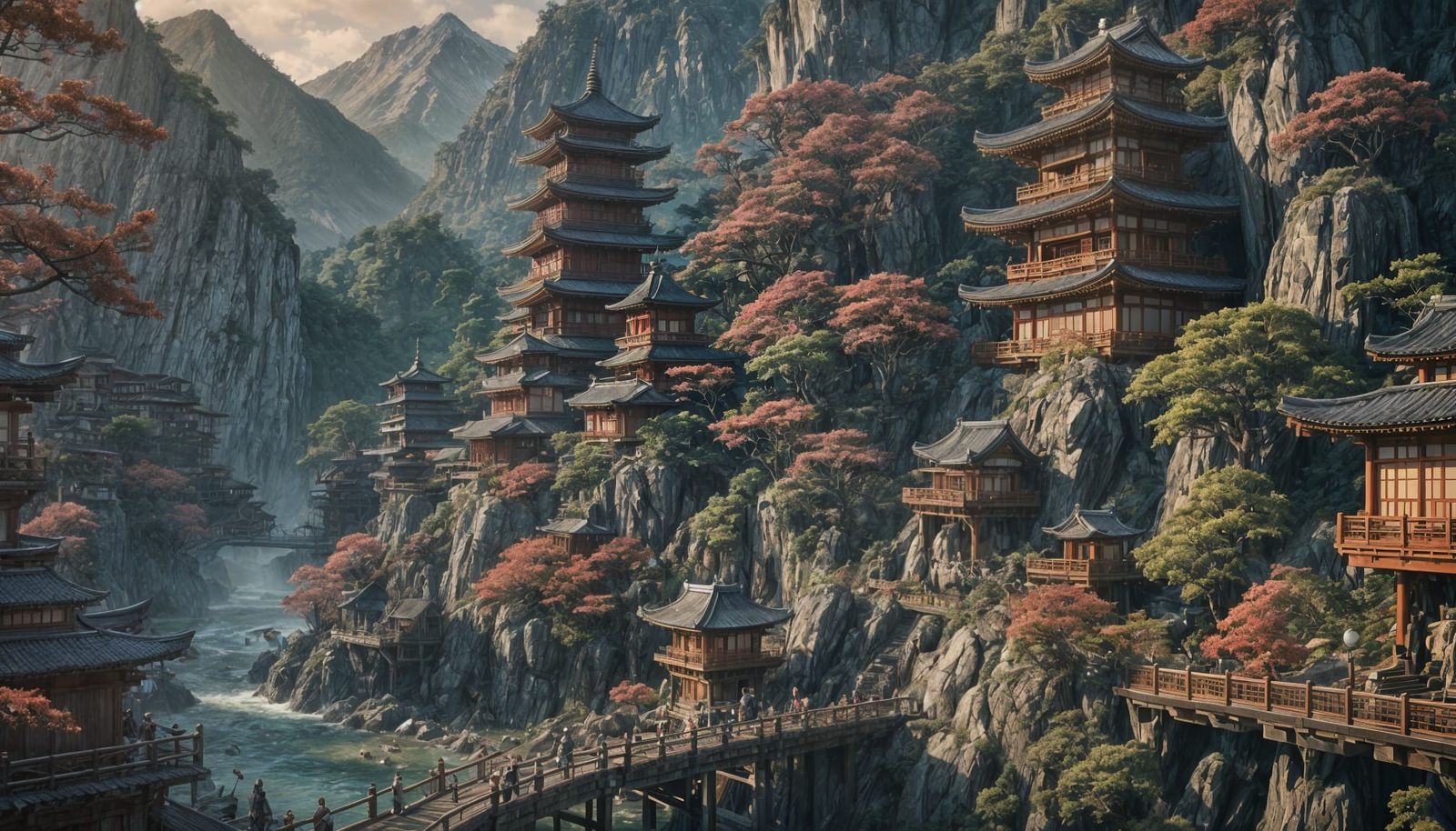 Cyberpunk Japan Era, Dystopian Utopia in 8K Resolution