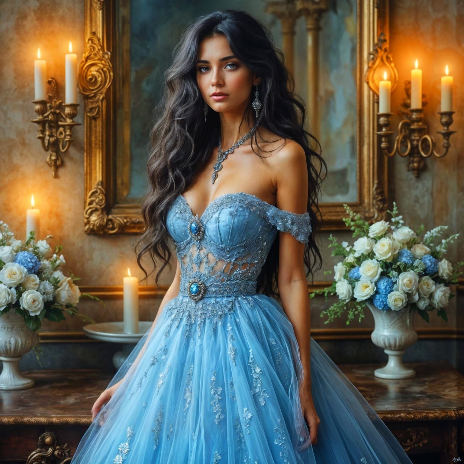 Ethereal Beauty in Regal Splendor