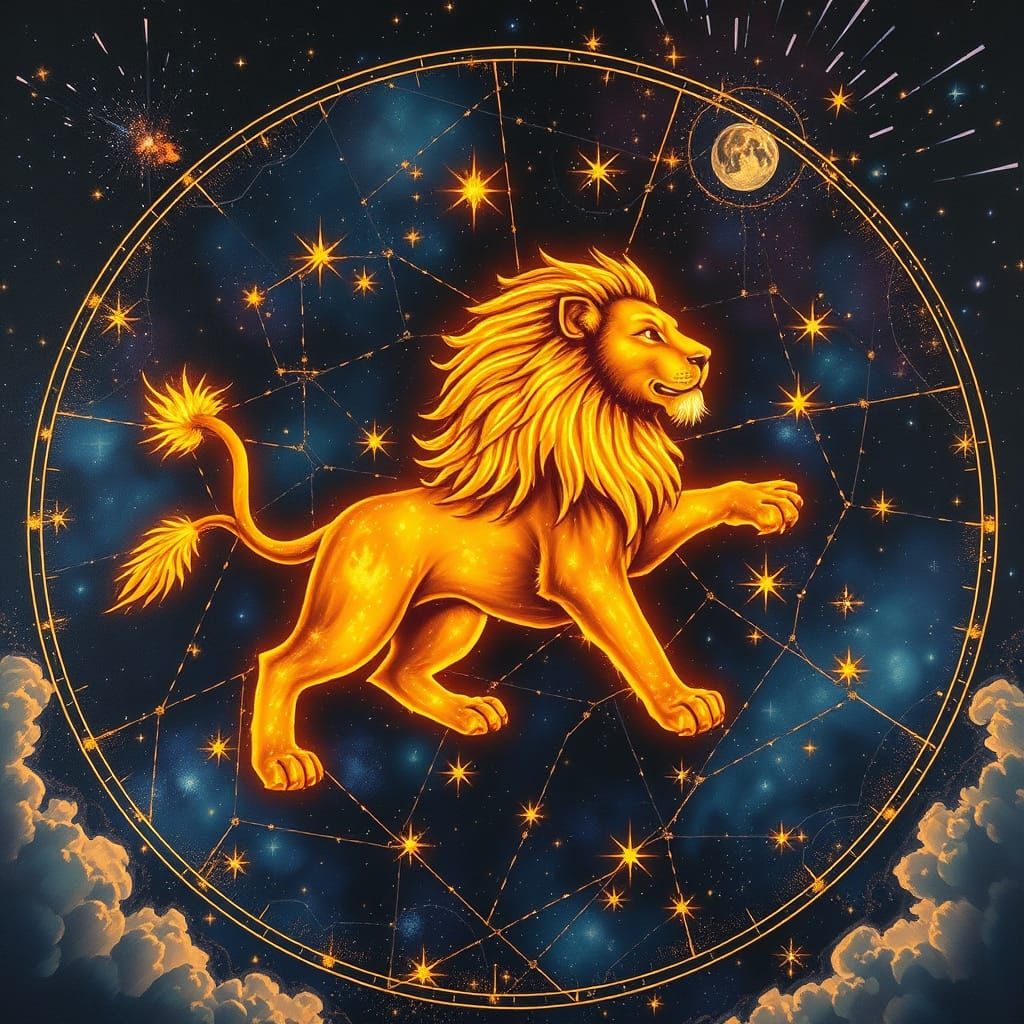 Majestic Leo Constellation Shines with Cosmic Royalty