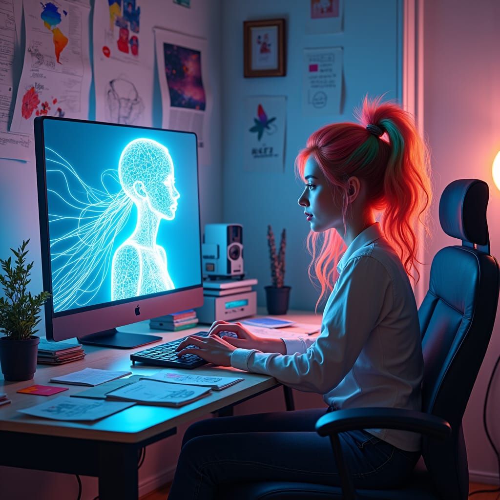 Spark Hacking Nova: Futuristic Digital Encounter