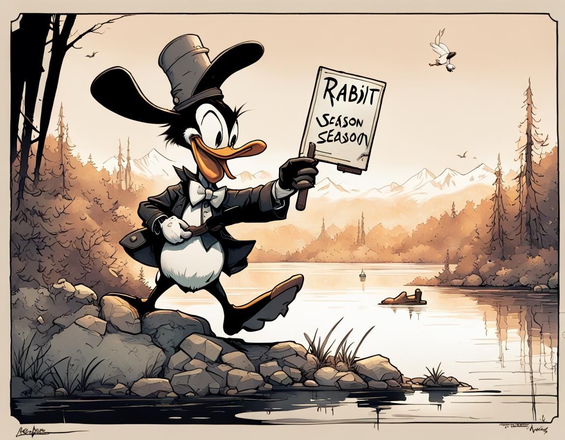 Rabbit Season  . . . Mr. Crazy Duck