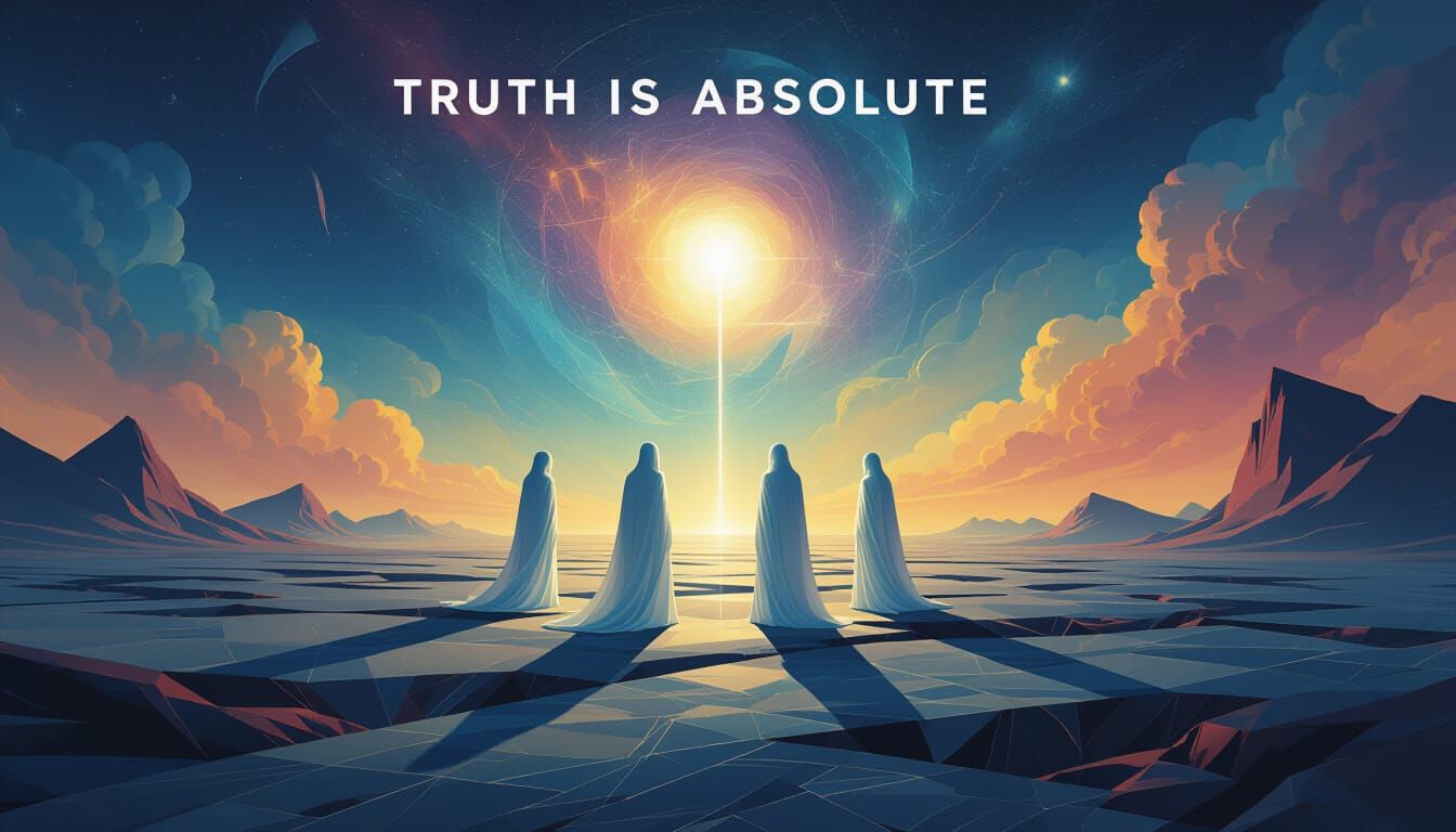 Beings of Light in Surreal Cosmic Landscape