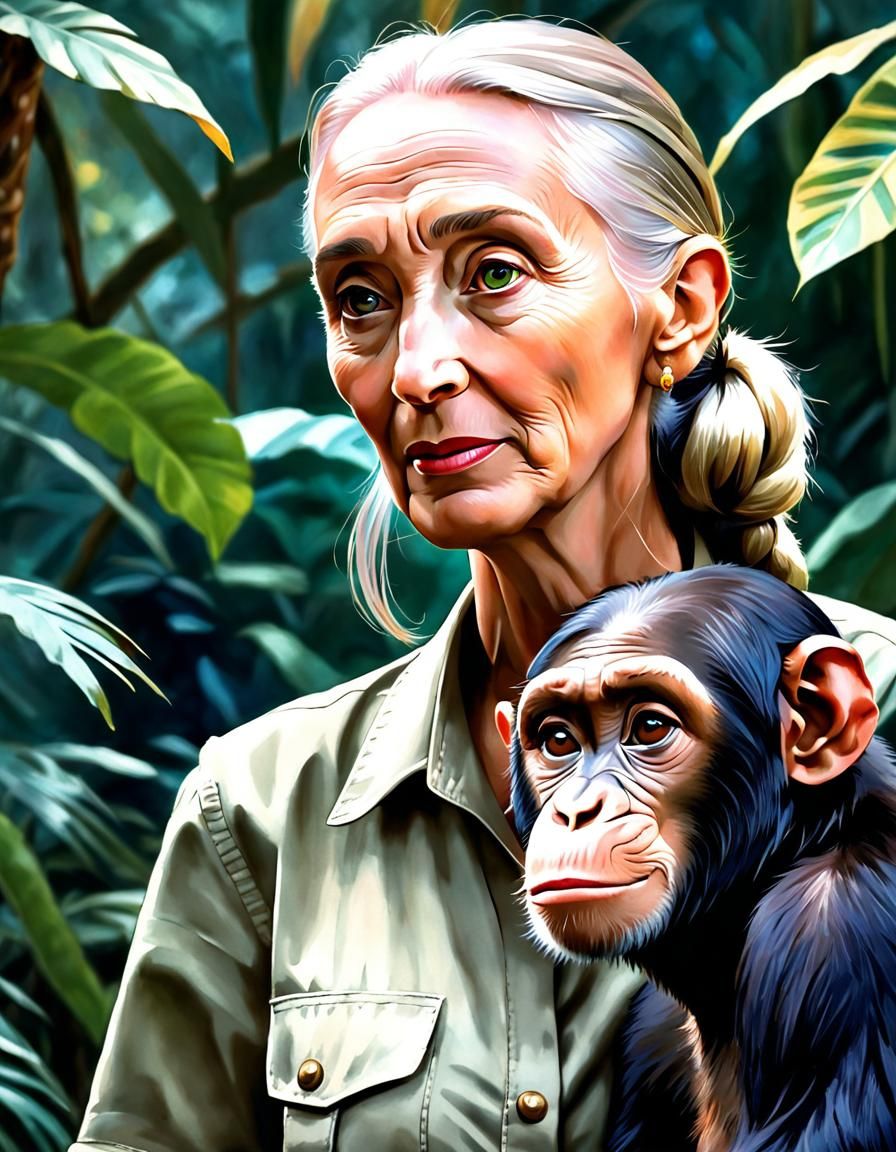 Primatologist Jane Goodall