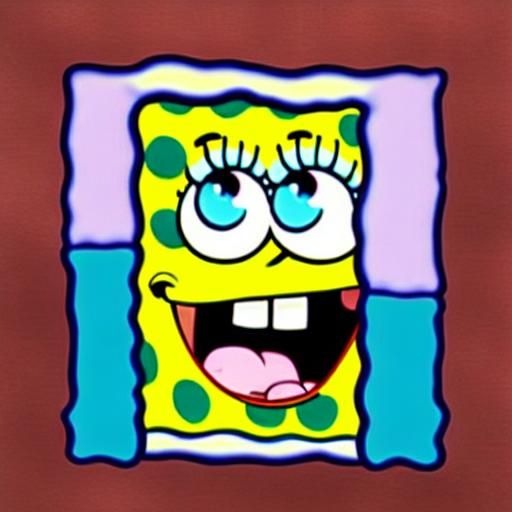 SpongeBob SquarePants, a face full of glee,
Square and yellow, as bright as can be.
His porous body, absorbent and clean...
