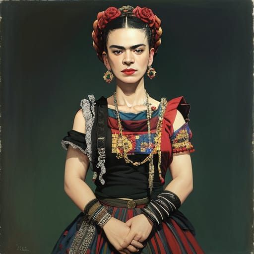 Frida Kahlo in Vivienne Westwood Style