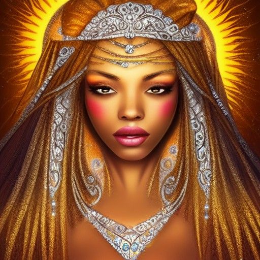 Gems and Veil: A Fantasy Sun Goddess
