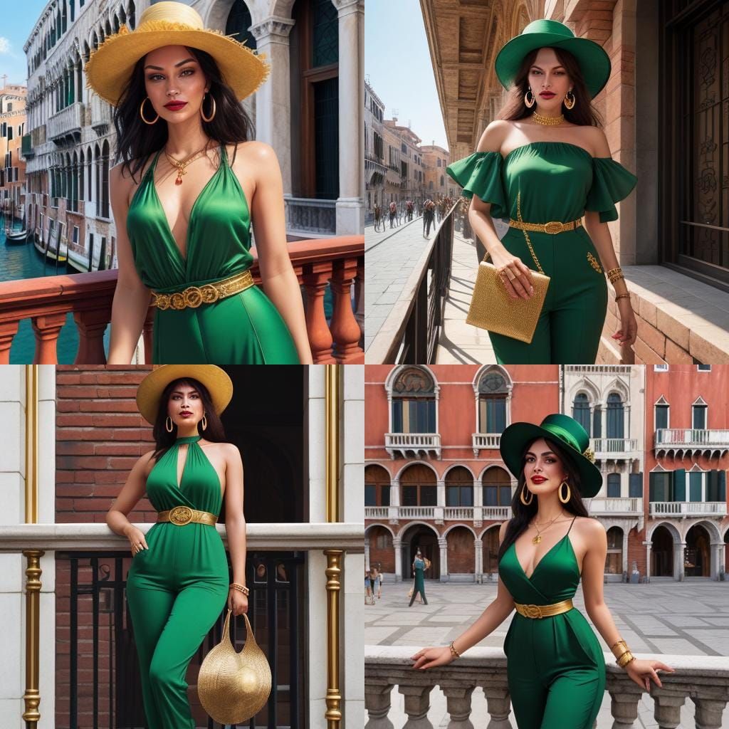 Venice Balcony: Woman in Sunlight, 1974