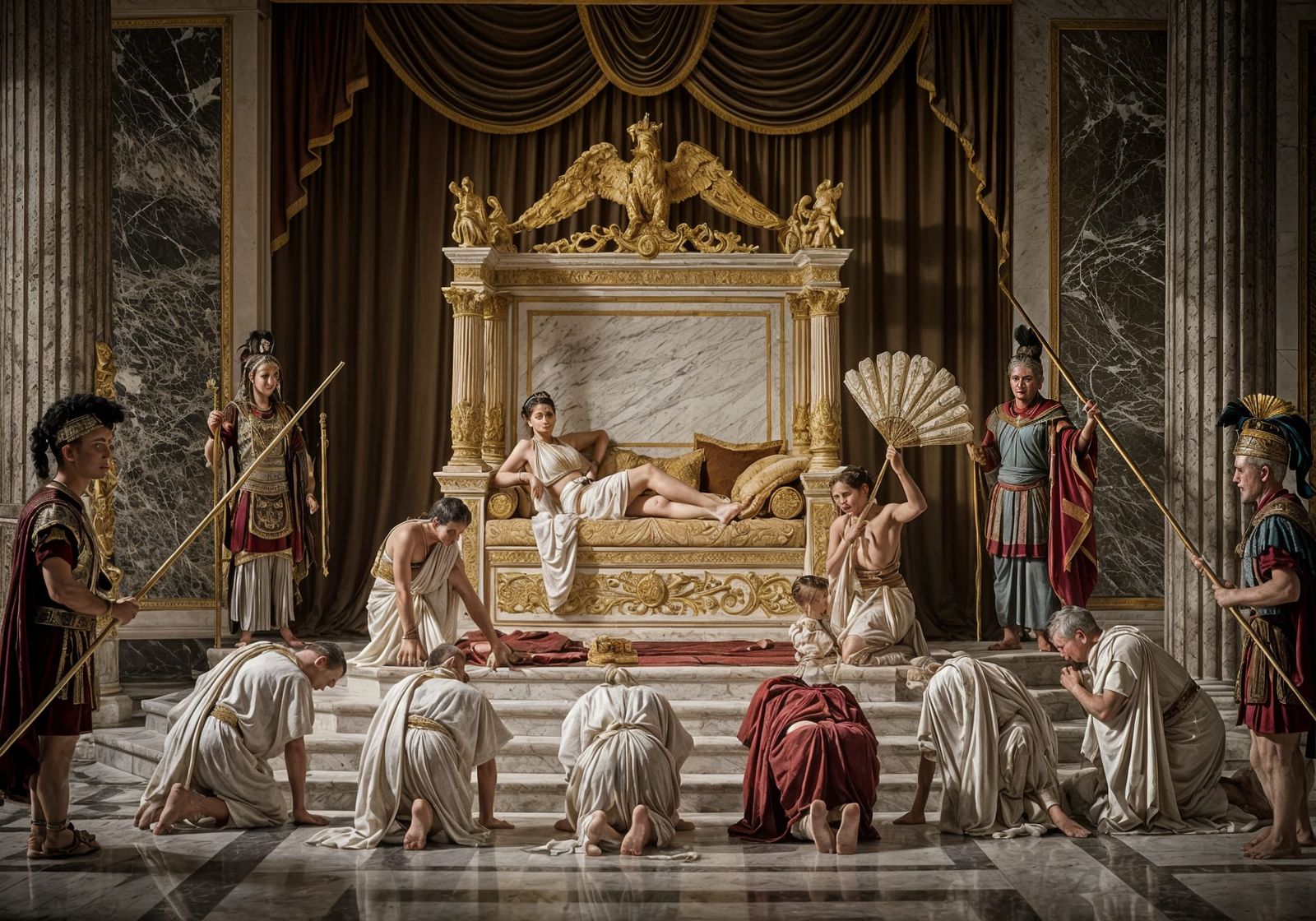 Empress Messalina's Lavish Throne Room in Ancient Rome