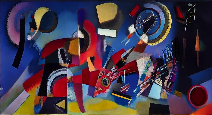 Abstract Alchemic Impasto Painting