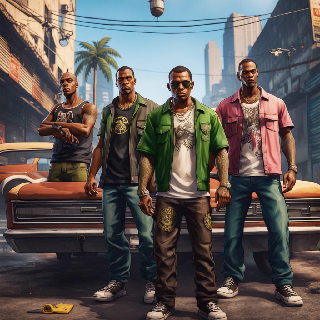 Brazilian Street Gang in Grand Theft Auto