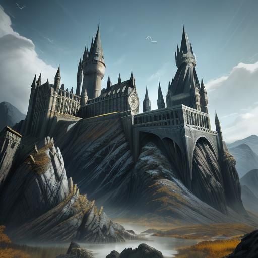 Hogwarts Trio in Fantasy Concept Art