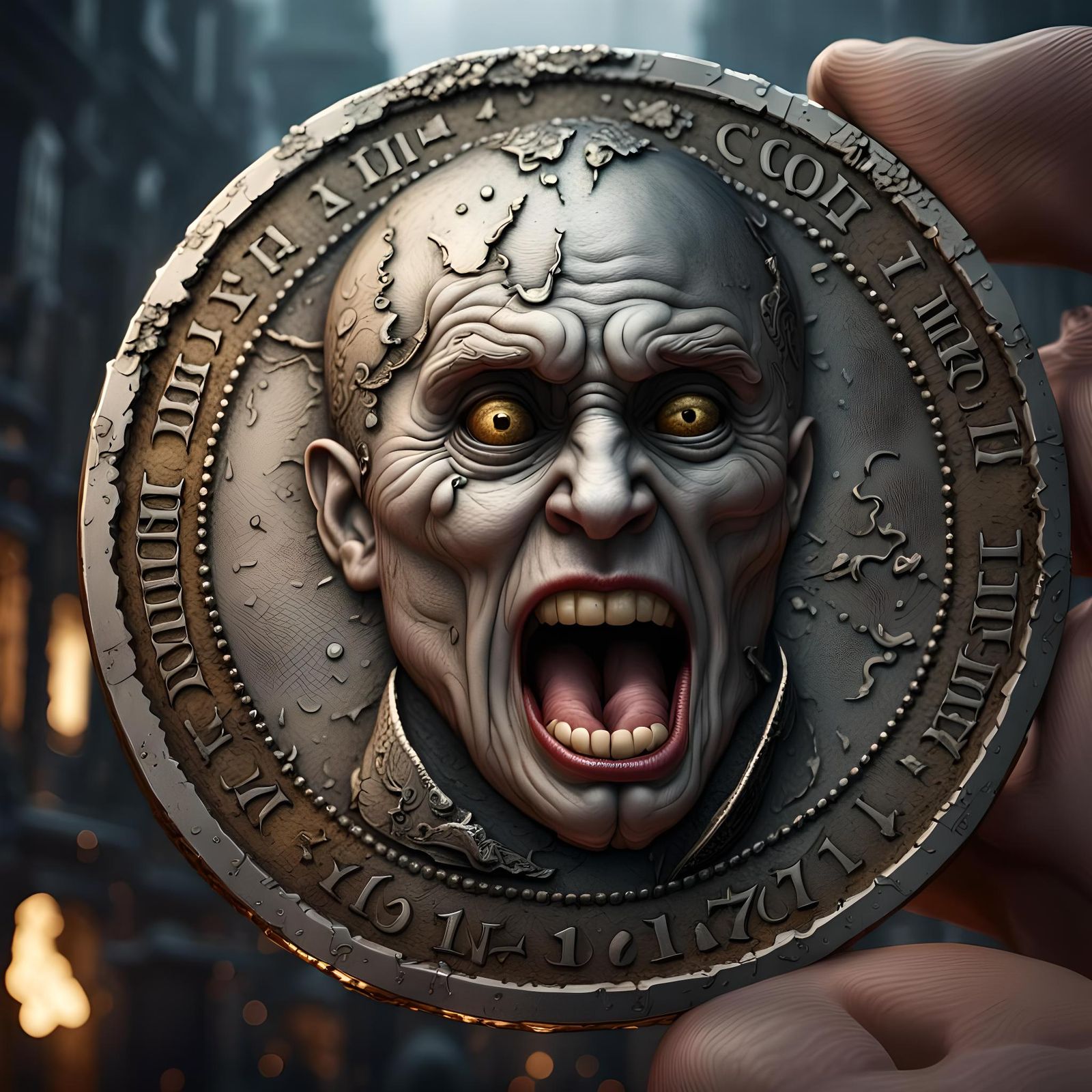 Bitten Coin: Dramatic Digital Matte Painting