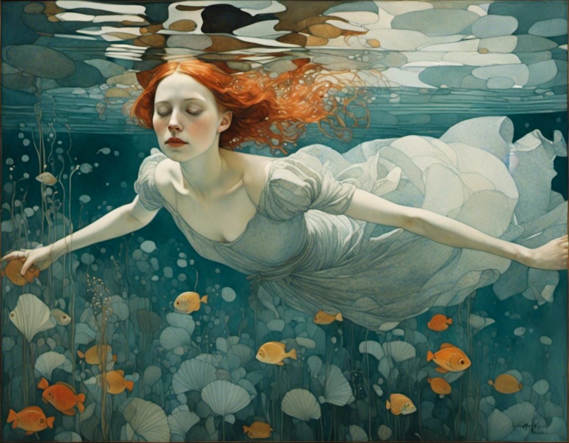 Underwater Fairytale in Dreamlike Style