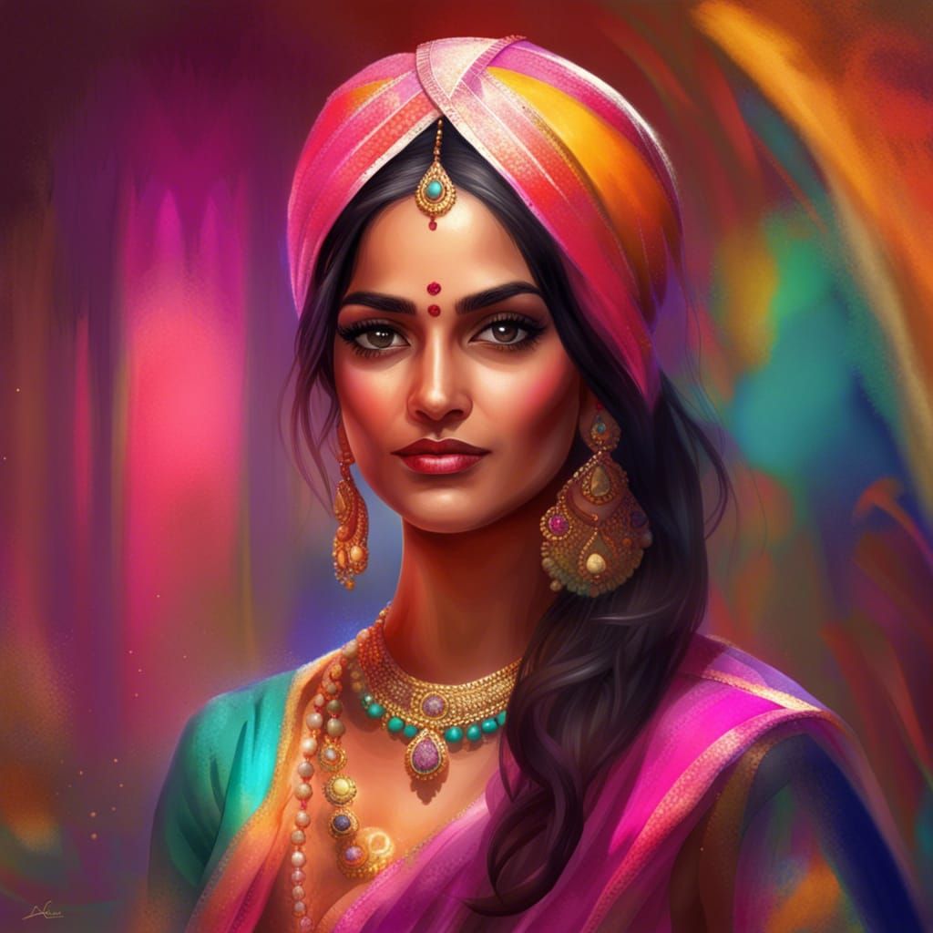 A beautiful sikh supermodel