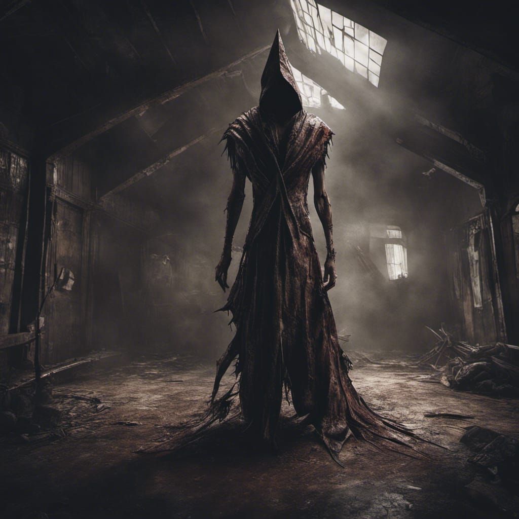 Hyperrealistic Pyramid Head Render: Silent Hill Icon
