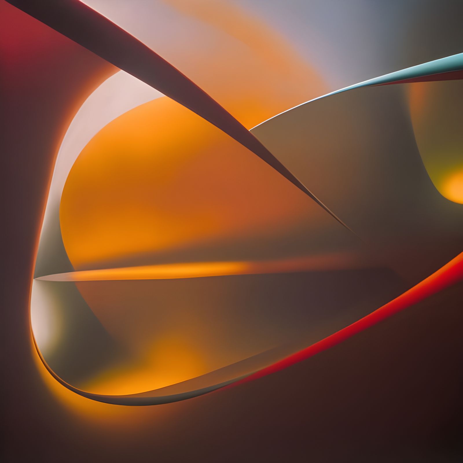 Dreamy Abstract Art with Light Dust