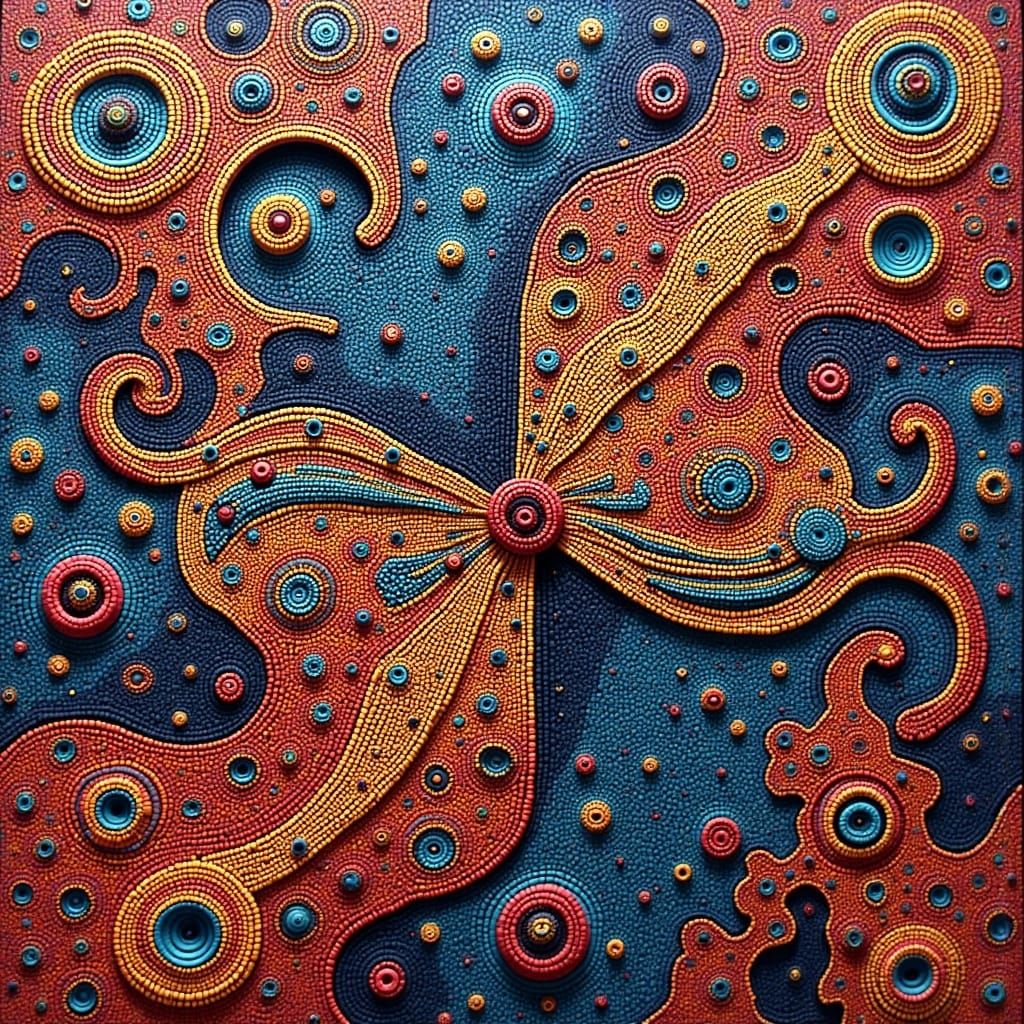 Princess Aurora in Vibrant Fractal Harmony