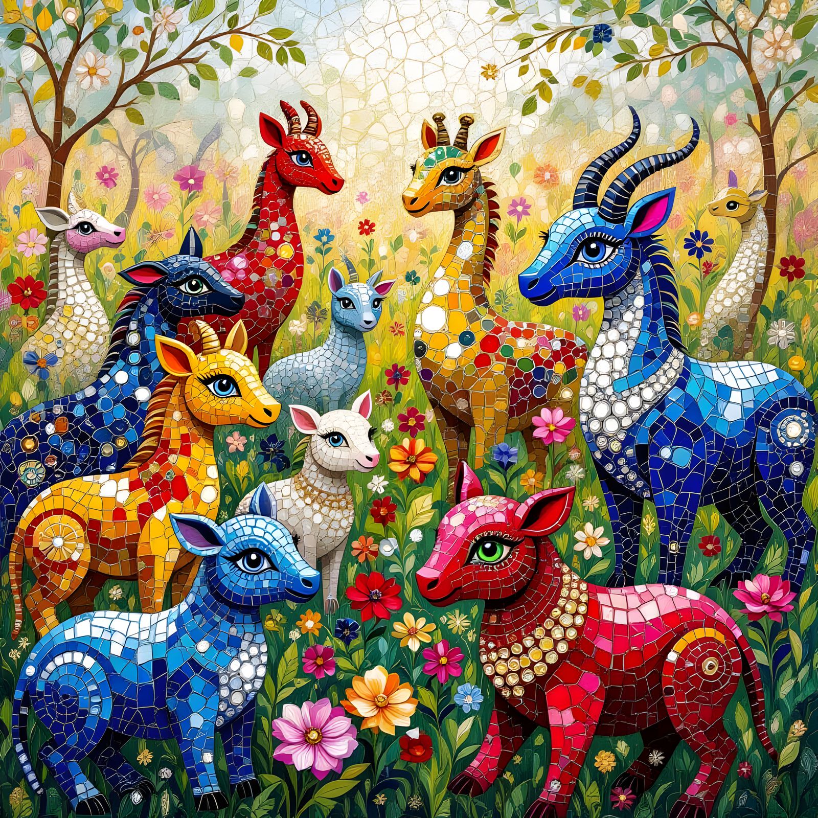 Gemstone Zoo: Animals Made of Jewels