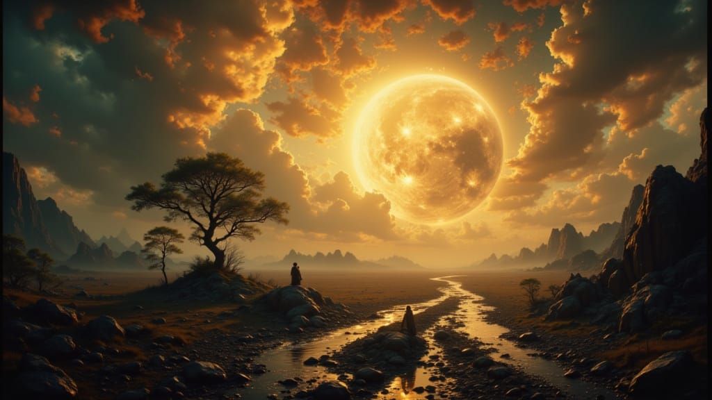 Inhabited Exoplanet Cinematic Film Still