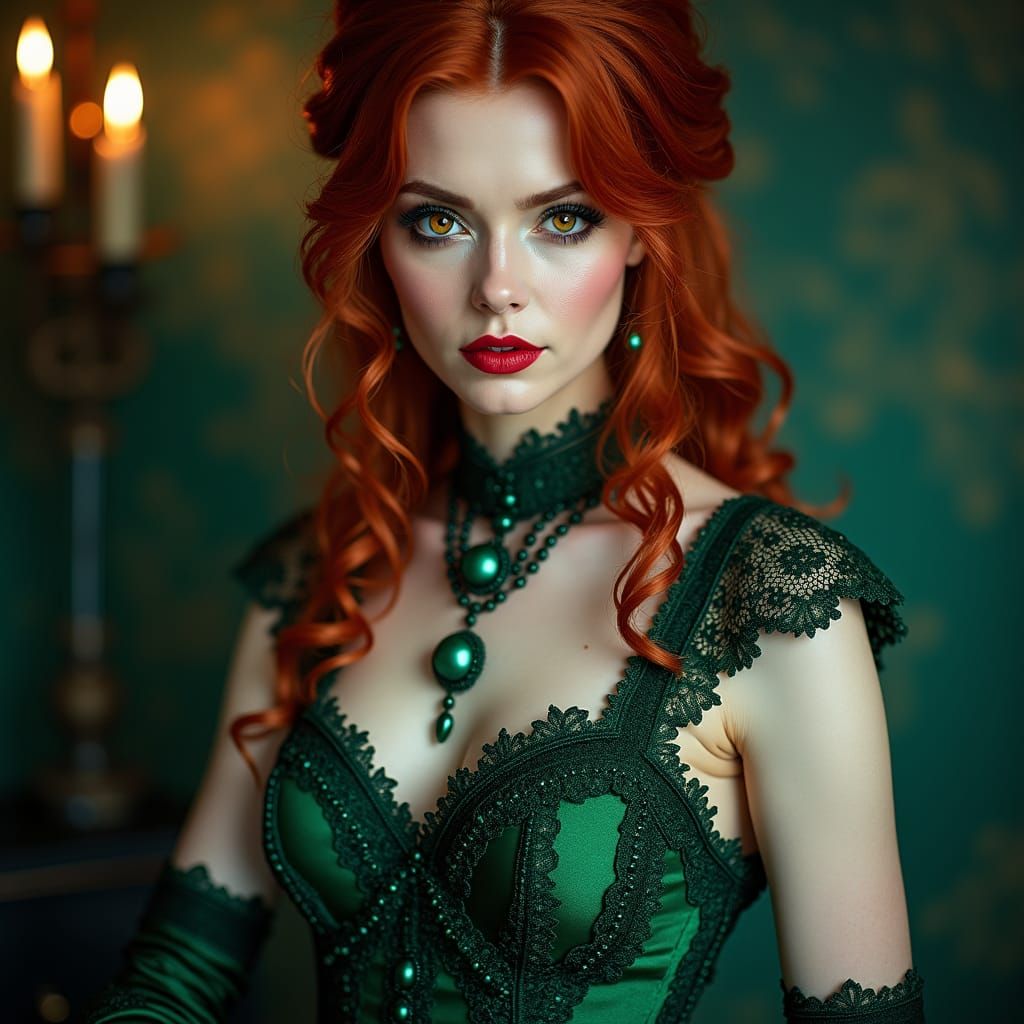 Mysterious Victorian Beauty