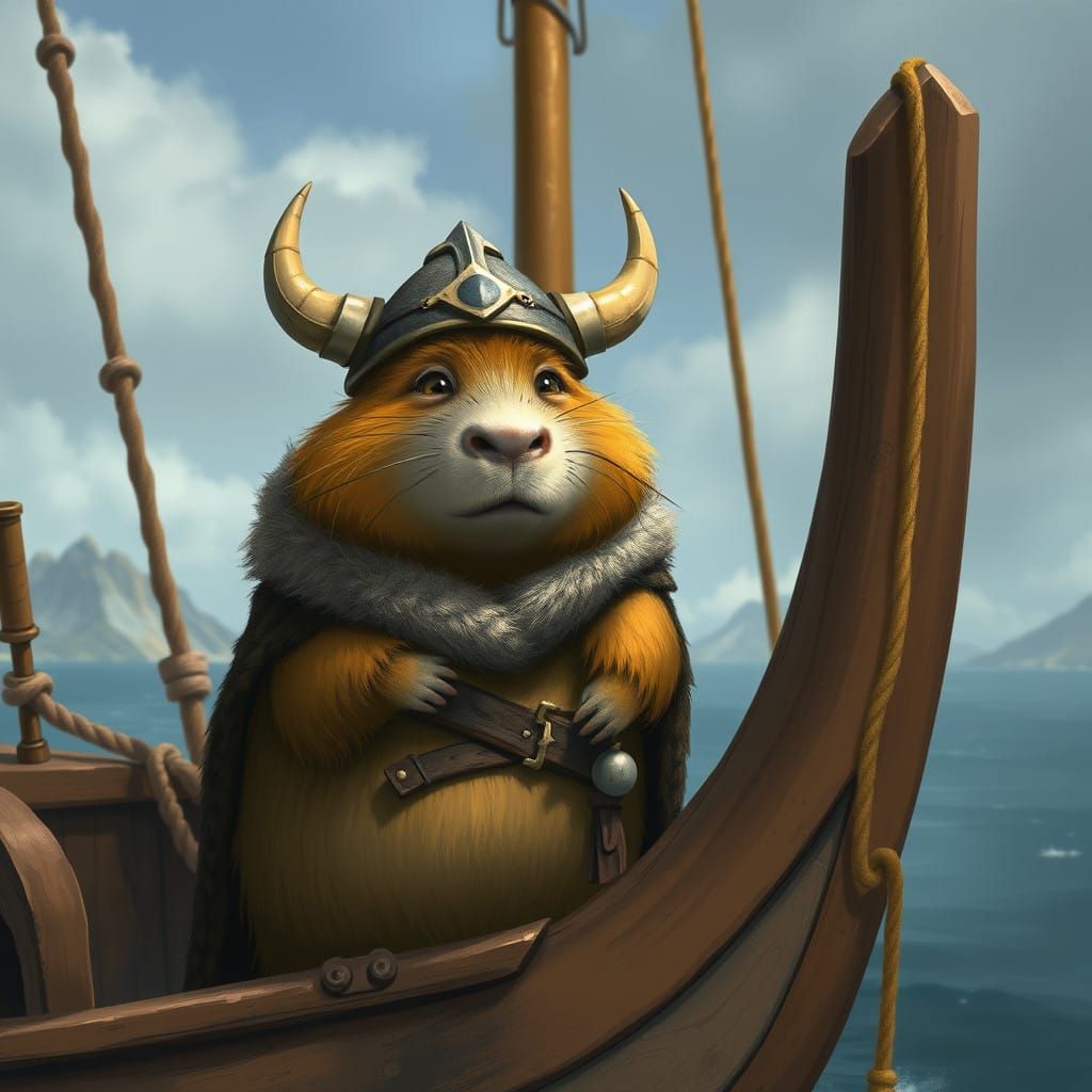 Capybara Viking