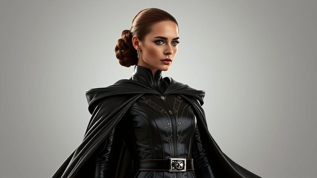 Natalie Portman in Opulent Latex Padmé Amidala Royal Costume