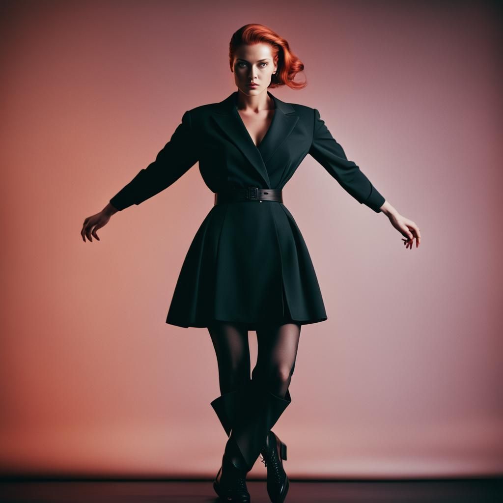 Cinematic Portrait of a Glamorous Young Woman