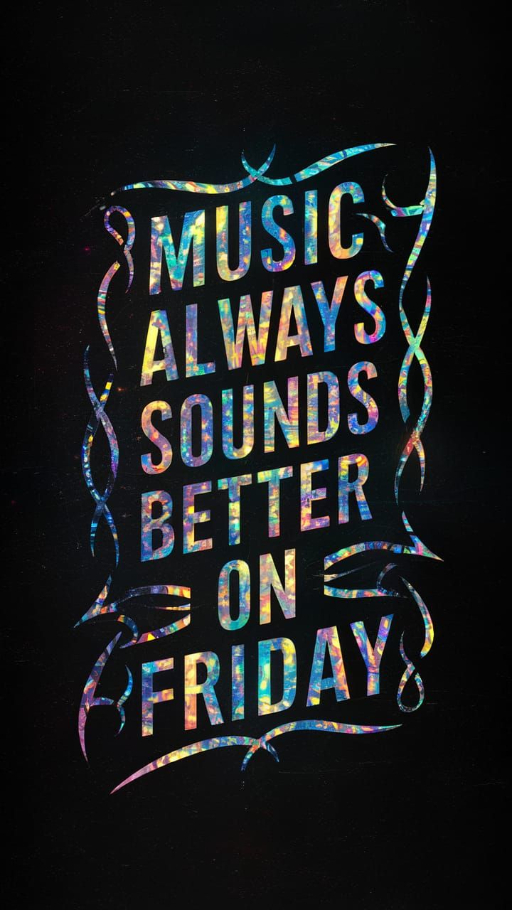 Holographic Tribal Tattoo: Music on Friday