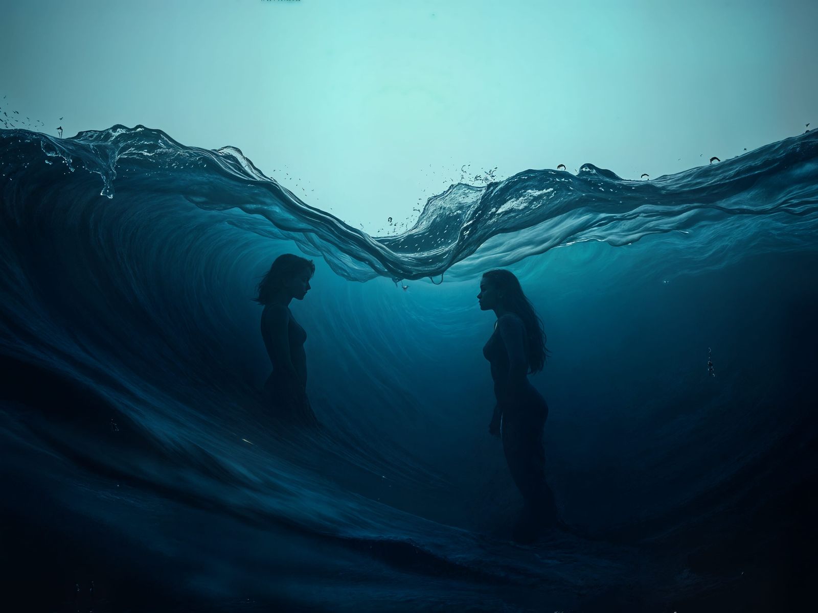 Surreal Minimalist Portraits of Twin Flames Captured Inside....