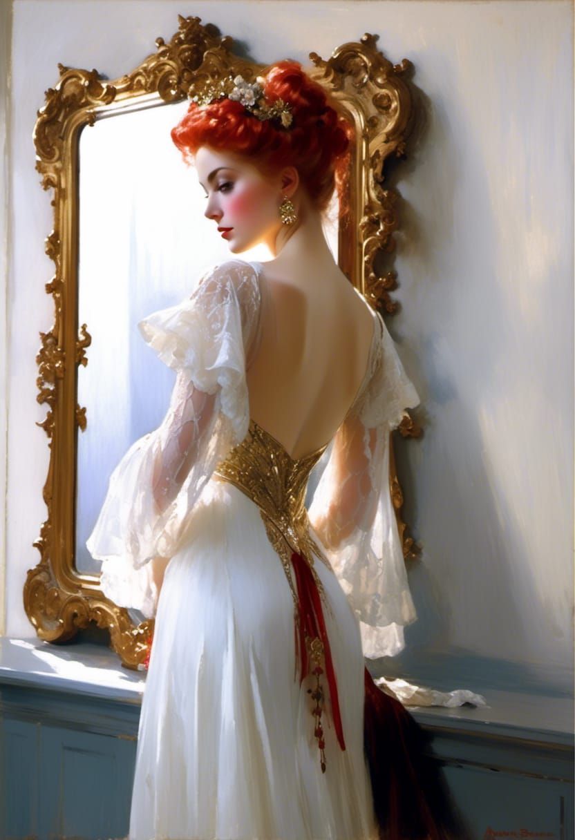 Ornate Wood Elf in Victorian Style