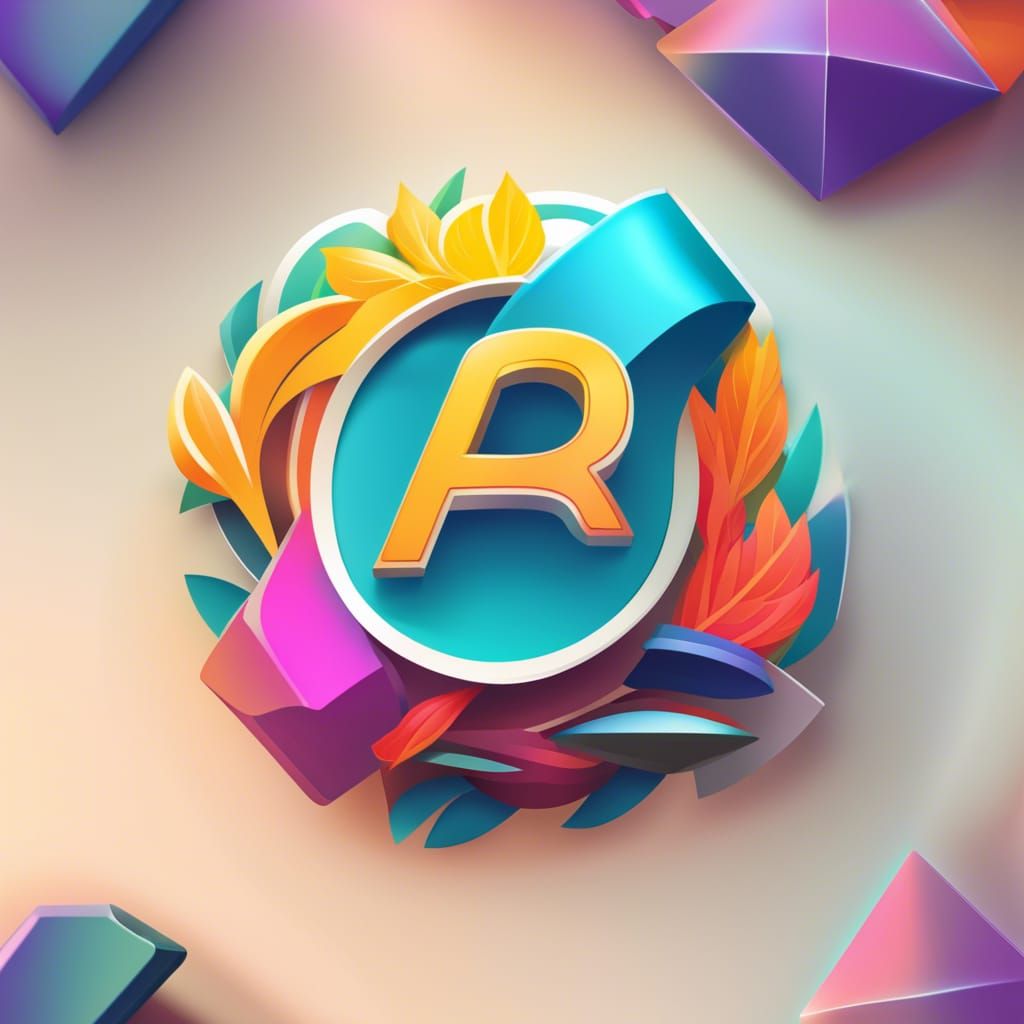 Modern Minimalist 2D Vector Logo for Education App