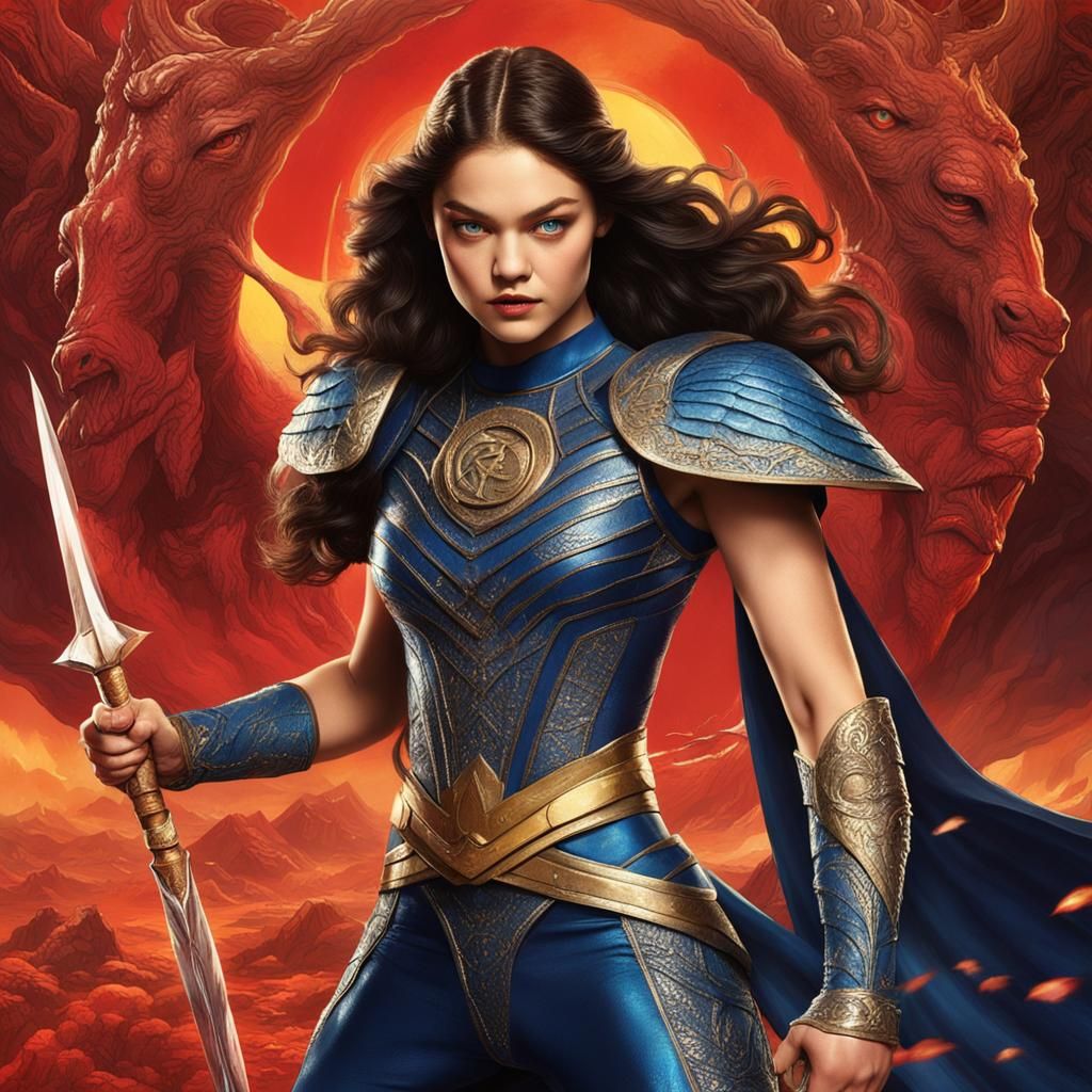 Princess Aura: Cinematic Rendering from Flash Gordon