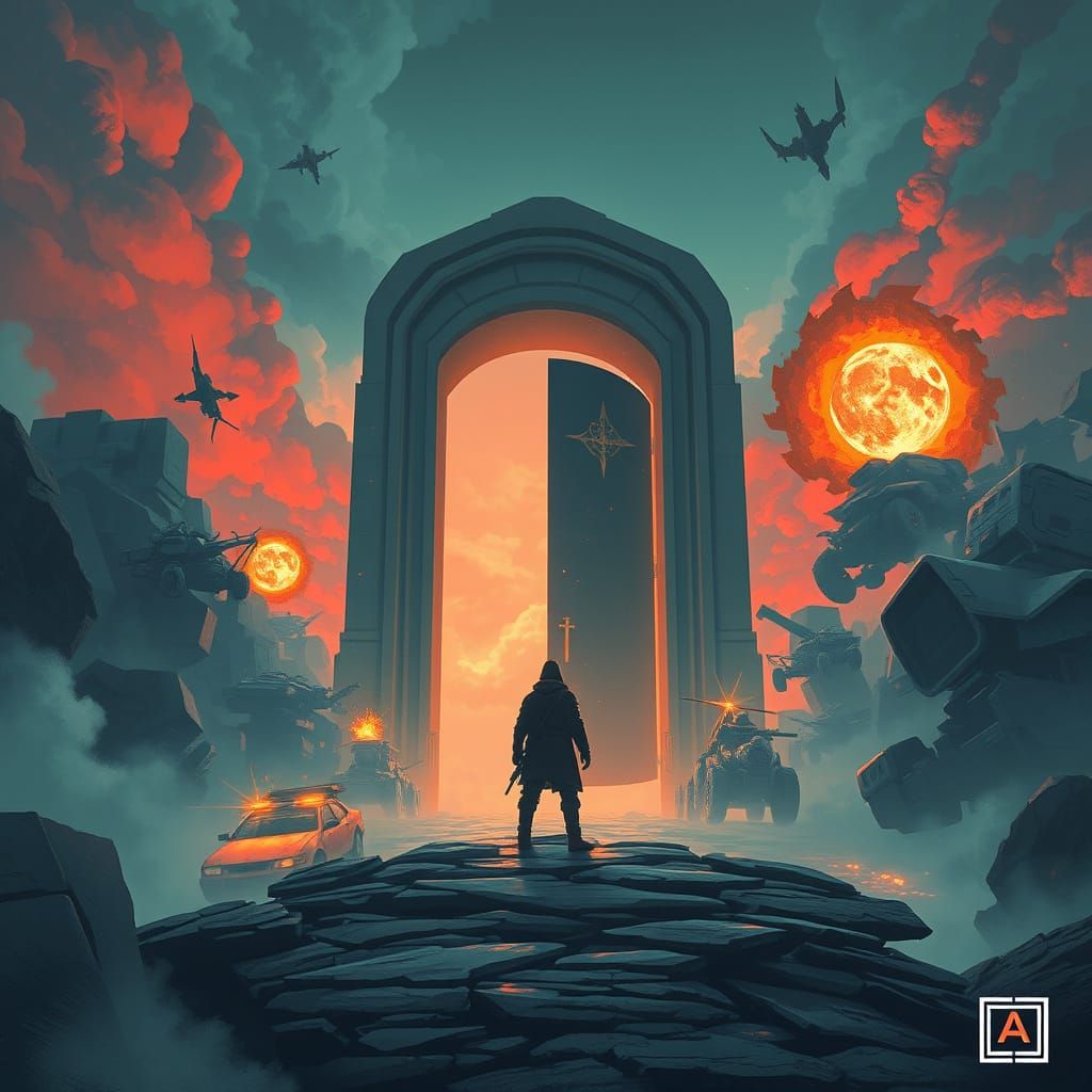 Evocative Game Cover Design Concepts