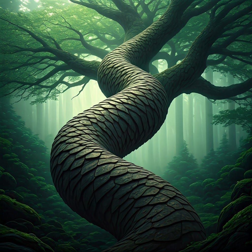 Dreamlike Tree of Serpentine Majesty