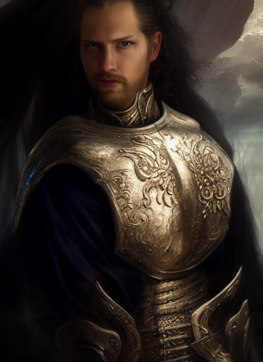 Numenor Sea Guard Commander Portrait in LOTR Style