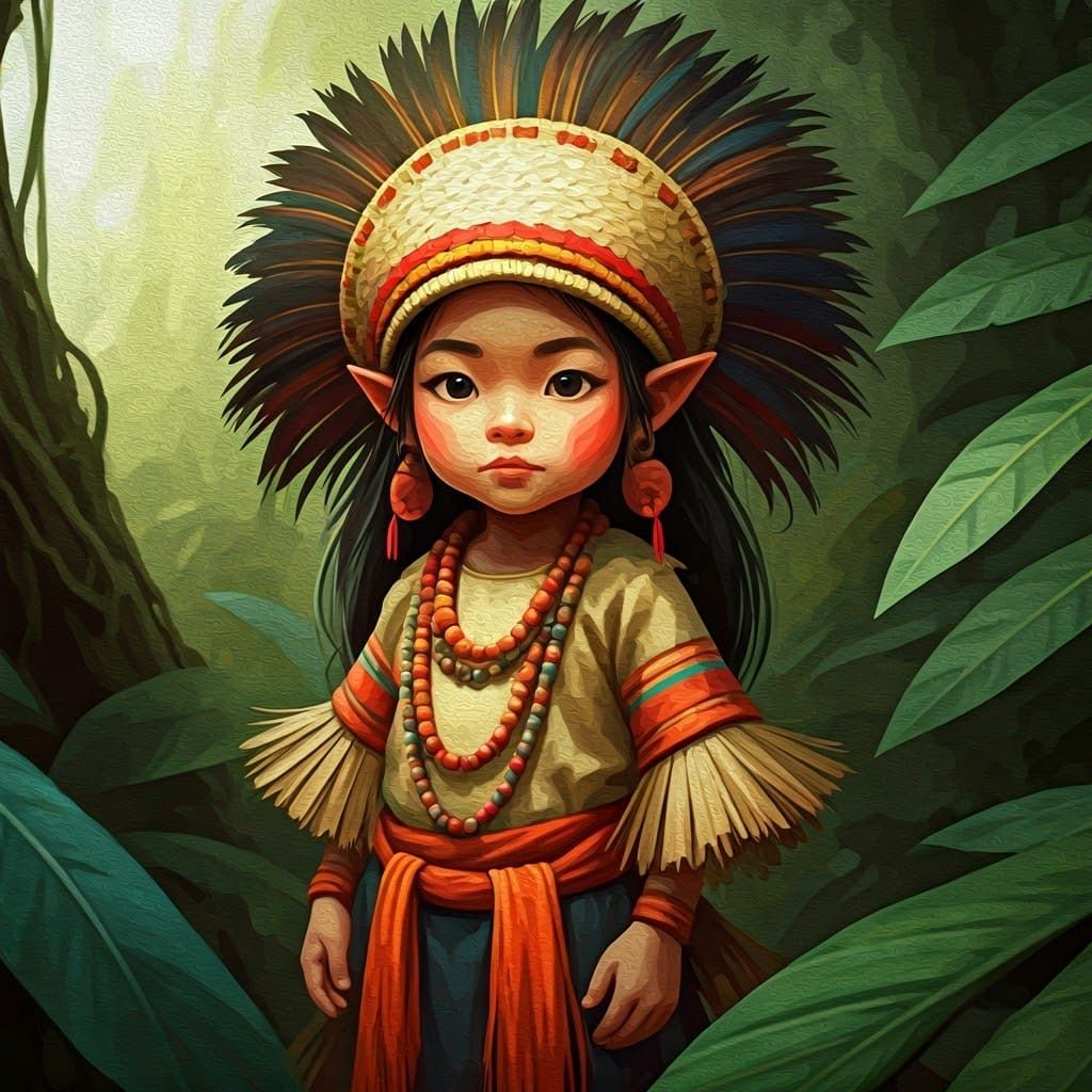 An ENGKANTO is a elf-like creature from The Philippines.