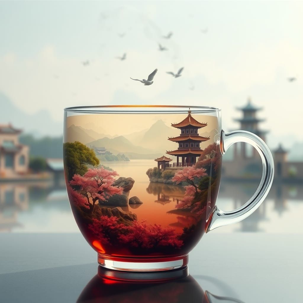 Magical Chinese Landscape in a Teacup