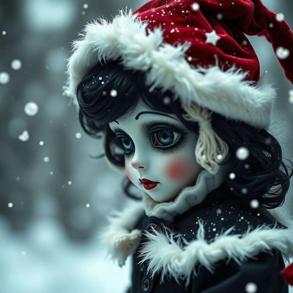 Gothic Christmas Ballerina Dancer