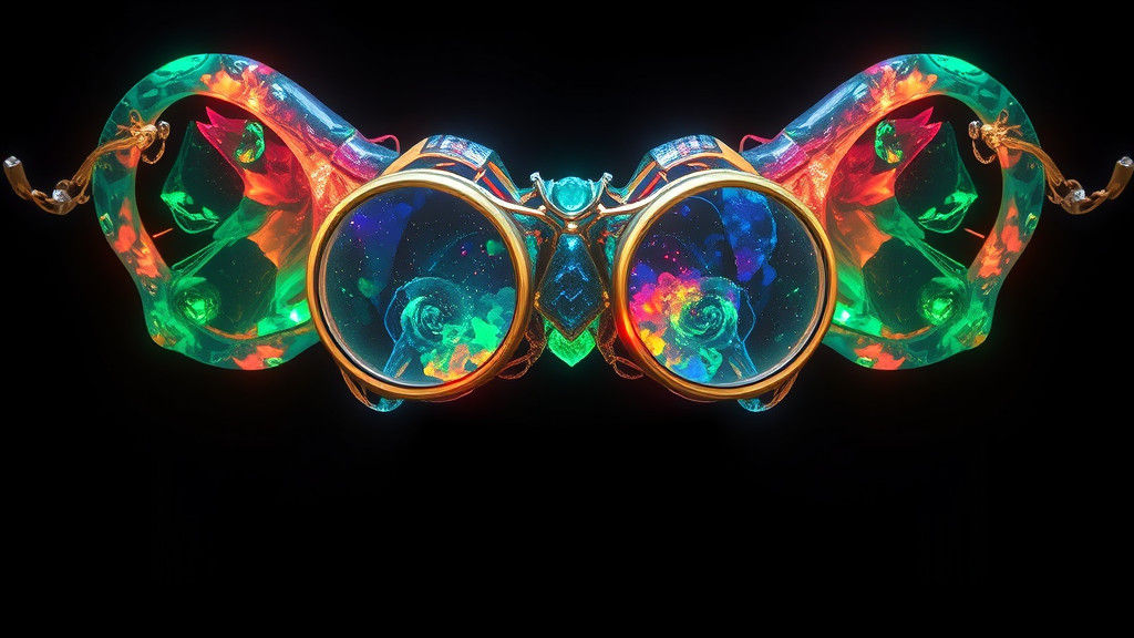 Holographic Flame Queen Opal in 3D Universe