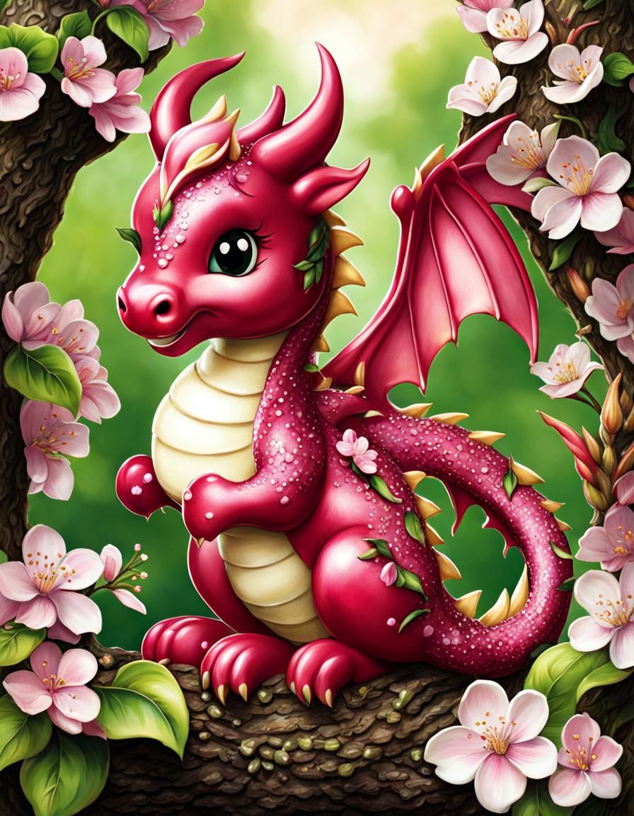 Apple blossom dragon