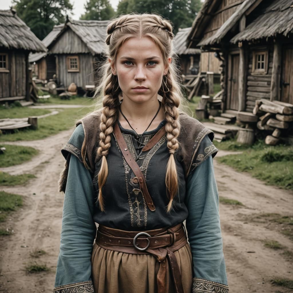 Young viking woman