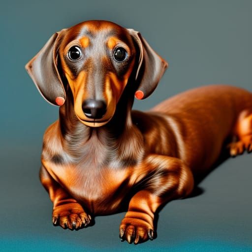 Happy Dachshund Captured with Bokeh and Natural Light