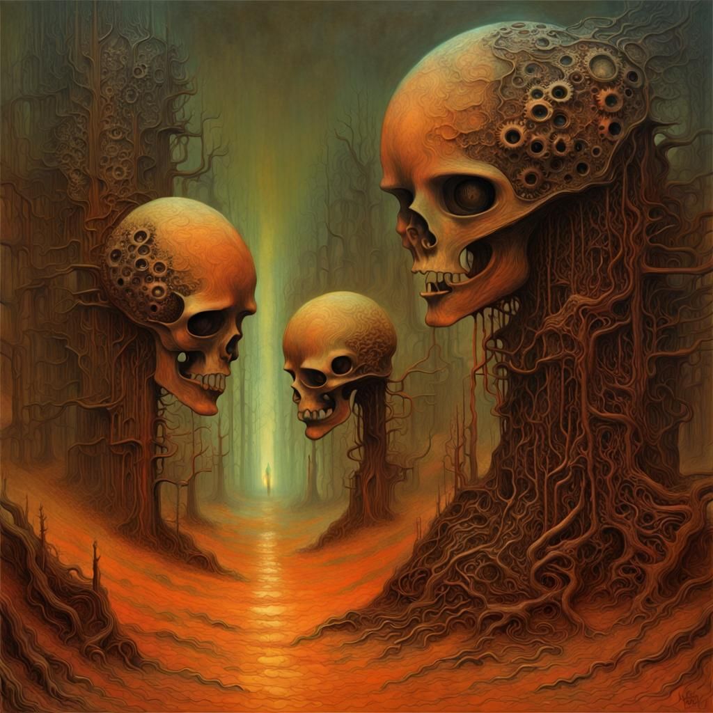 Sapphic Robot Wedding in Pink Glow