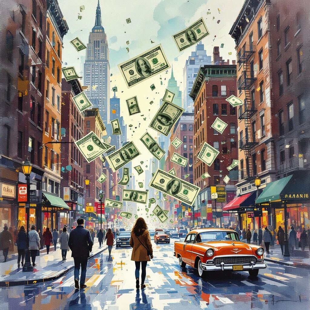 City Transforms into Dollars, People Dream of Wealth