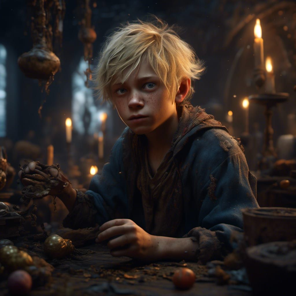 Peasant Boy with Dark Magic Powers